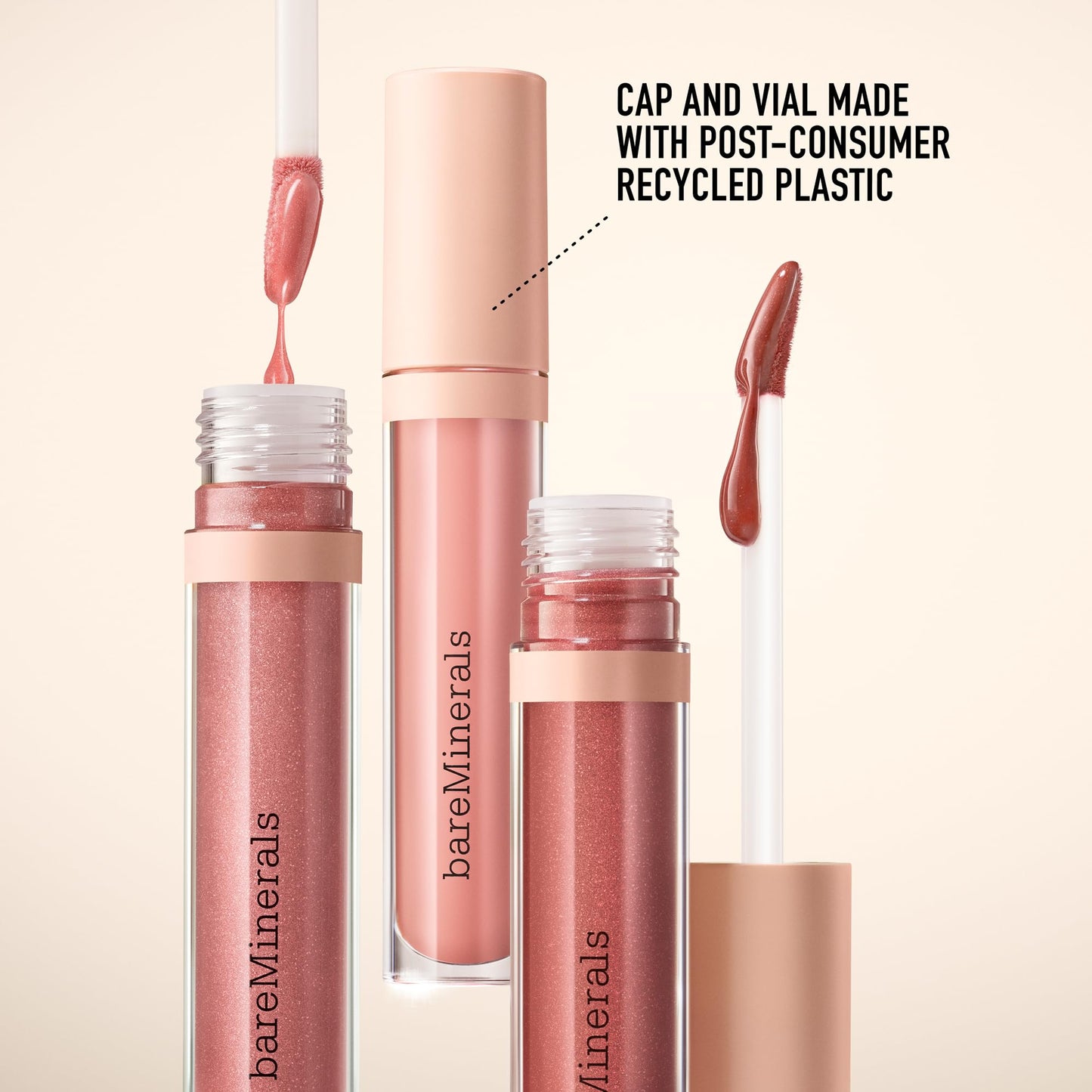 bareMinerals Mineralist Lip Gloss-Balm, Love, Vegan, Cruelty-Free & Dermatologist-Tested