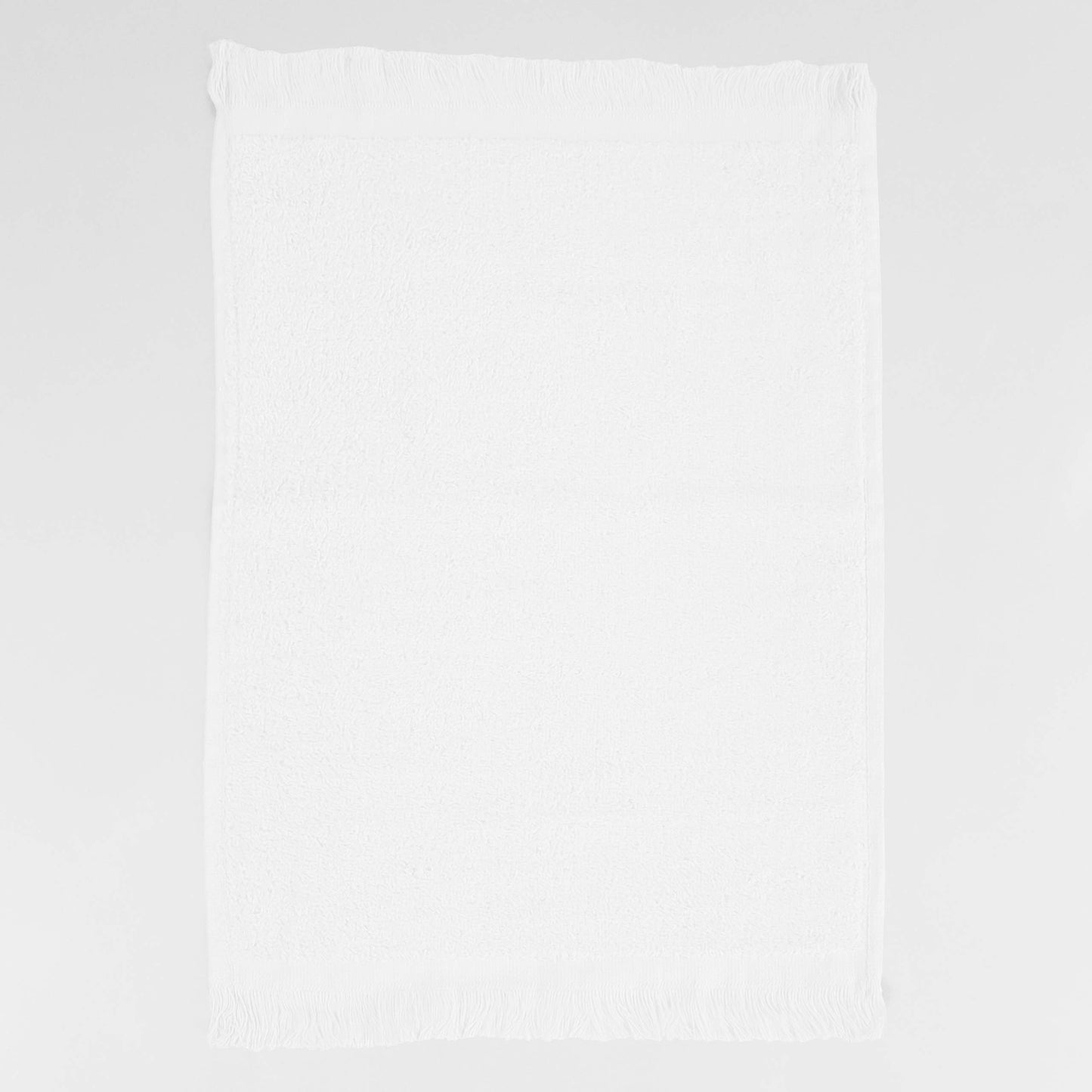 ToteBagFactory (12 Pack Set of 12- Promotional Priced Fingertip Towels (White)