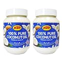 KTC 100% Pure Coconut Multipurpose Oil 500ml Jar x 2 Qty - Used for Hair, Cooking, Skin Moisturiser