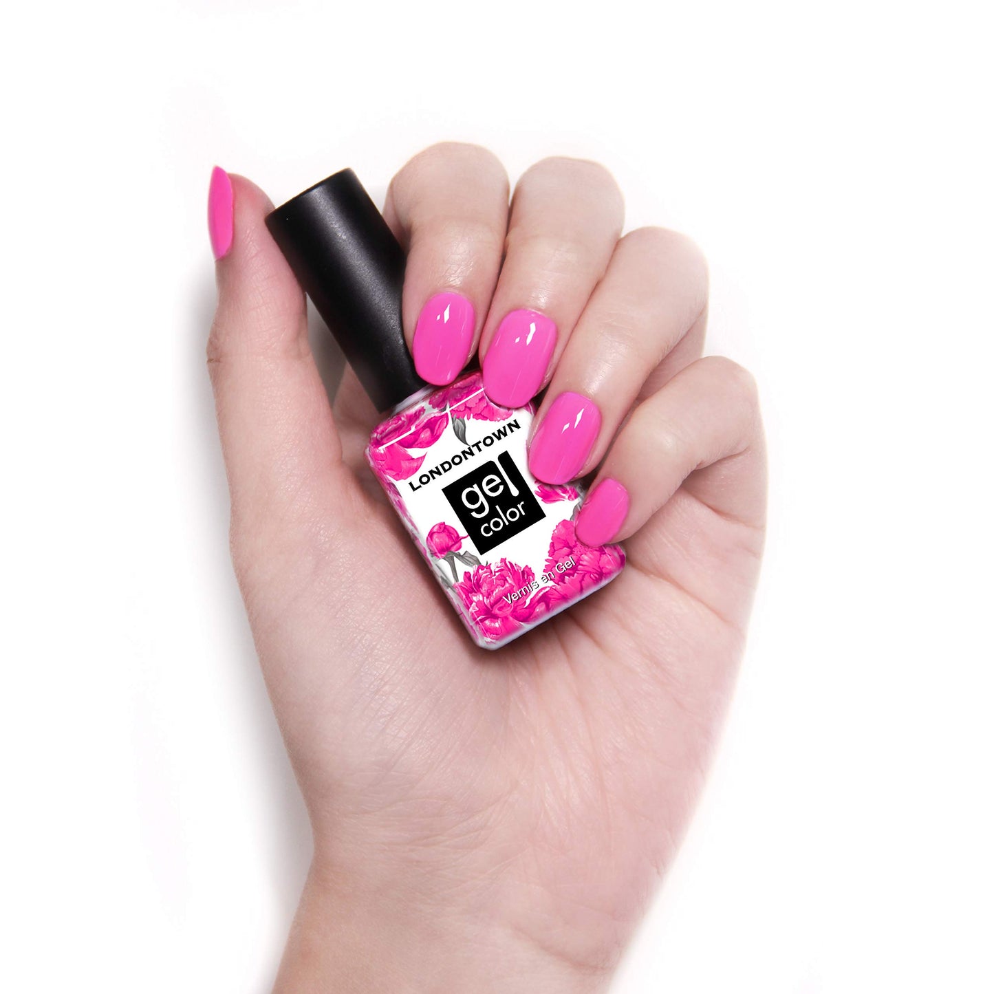 LONDONTOWN UV/LED Gel Nail Polish, Glossy Hot Pink, Berry Punch, 0.4 Fl Oz, Long Lasting, Chip Resistant High Shine Color Beauty & Personal Care LONDONTOWN