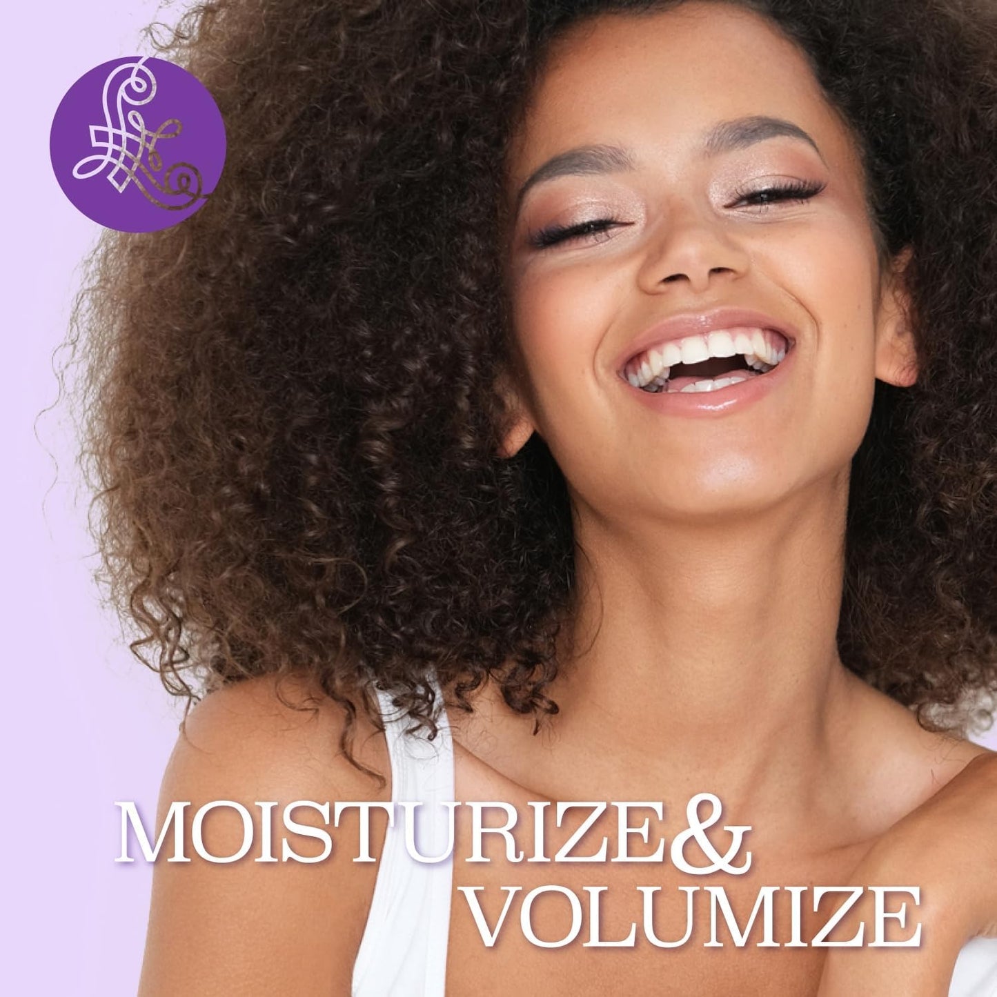 Luseta Curly Hair Shampoo and Conditioner Set - Define Curls and Restore Bounce with Coconut Oil for Waves and Curls, Intensely Moisturizing, Color