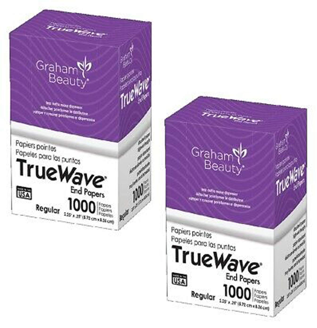 Graham Beauty Salon Truewave Jumbo End Paper 1000 Pack - HC-26067