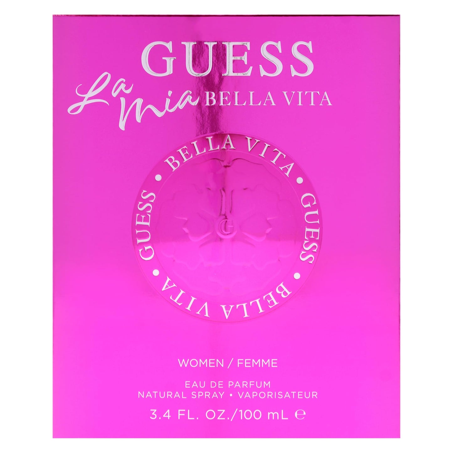 Guess La Mia Bella Vita Eau de Parfum Perfume Spray For Women, 3.4 Fl. Oz.