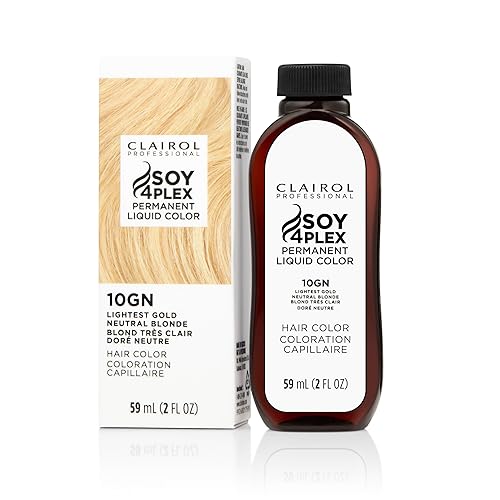 Clairol Professional Permanent Liquicolor, 10GN Lightest Gold Neutral Blonde, 2 Fl Oz - Packaging May Vary