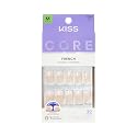 Kiss Core, Press On Nails, Nail glue included, 'Scenario', Pink, Medium Size, Squoval Shape, Includes 32 Nails, 2g Glue, 1 Manicure Stick, 1 Mini File Beauty & Personal Care KISS