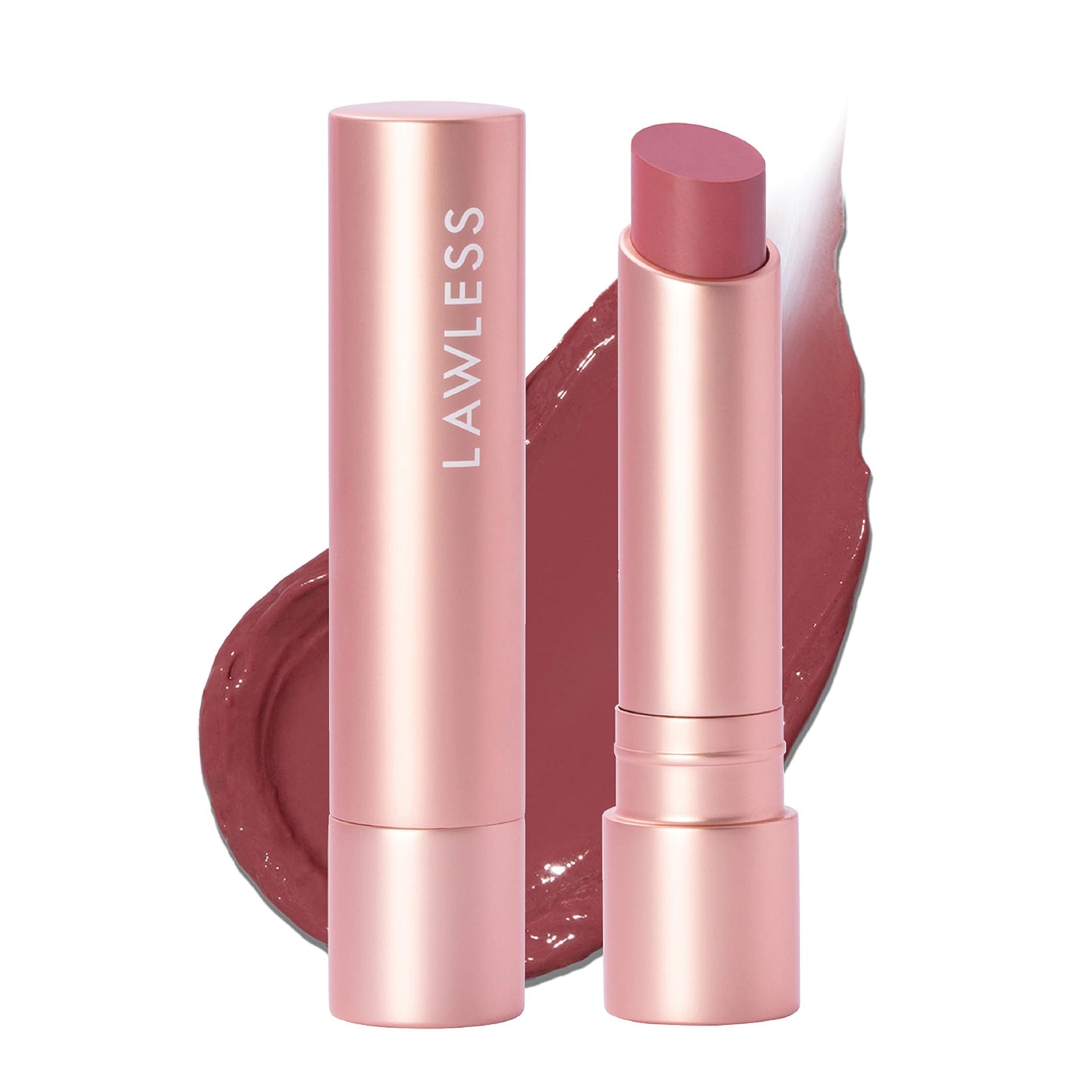 Lawless Forget the Filler Lip Plumping Line Smoothing Tinted Balm - Posey - Premium Tinted Lip Balm with Natural Ingredients to Plump and Smooth Lips
