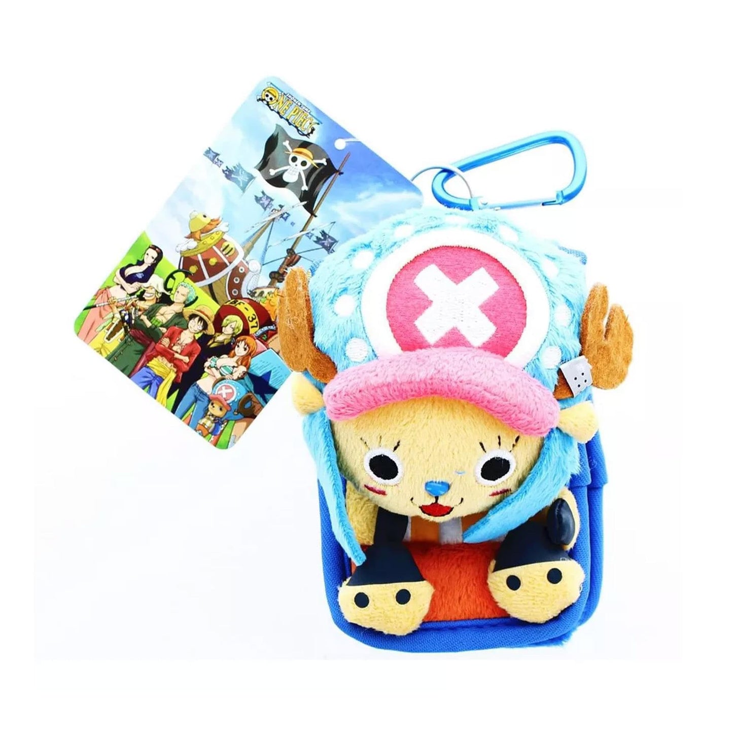 One Piece - Chopper Plush Case Pouch With Key Holder Type B