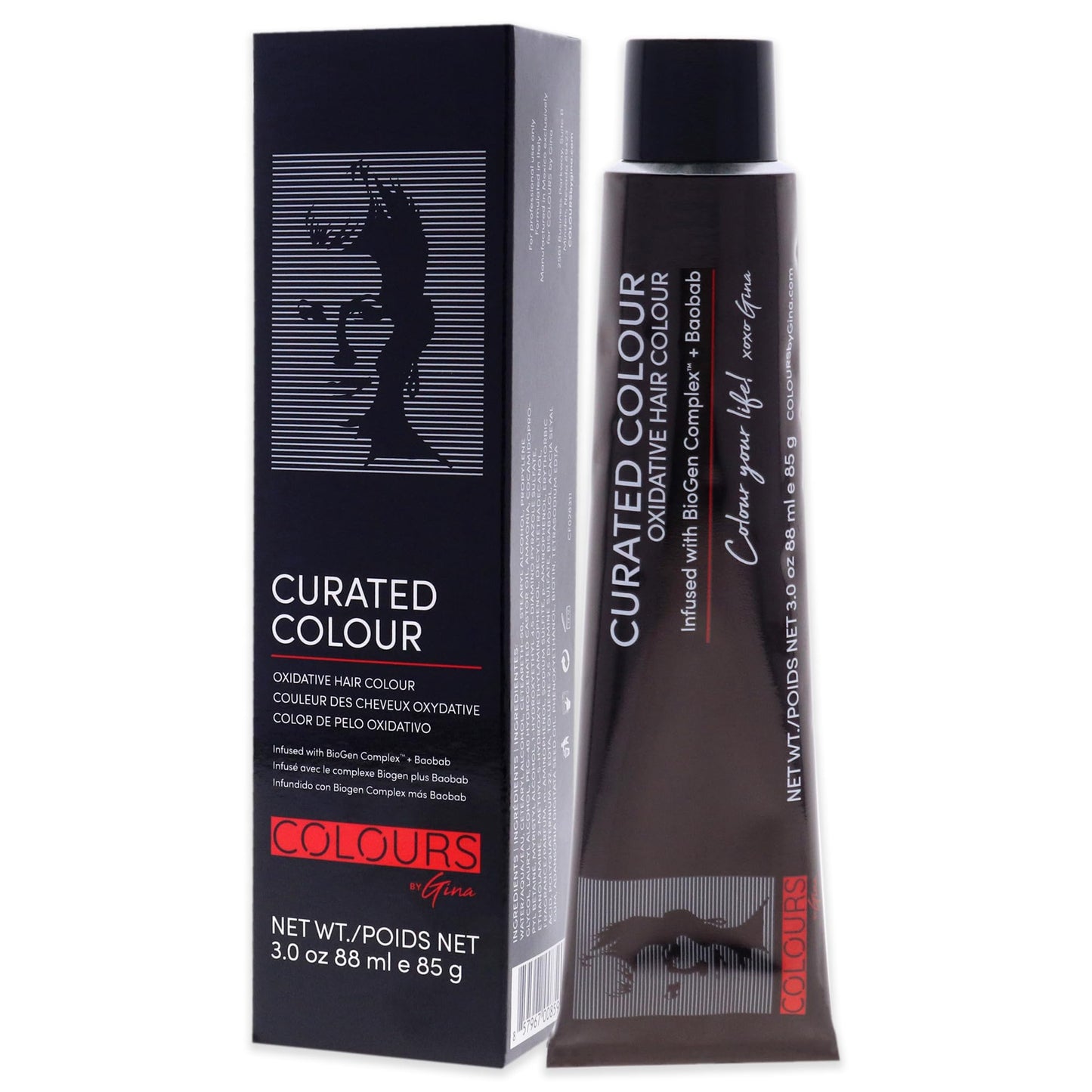Colours By Gina Curated Colour - 7.6-7R Reddish Blonde by Colours By Gina for Unisex - 3 oz Hair Color