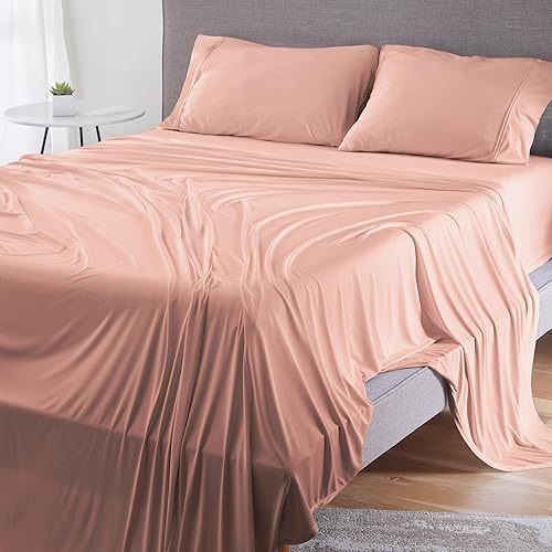 Bedgear Dri-Tec Sheet Set - Moisture Wicking Technology, Breathable, Cooling Sheets - Flat Sheet, Fitted Sheet, Pillowcases - All Mattress Types,