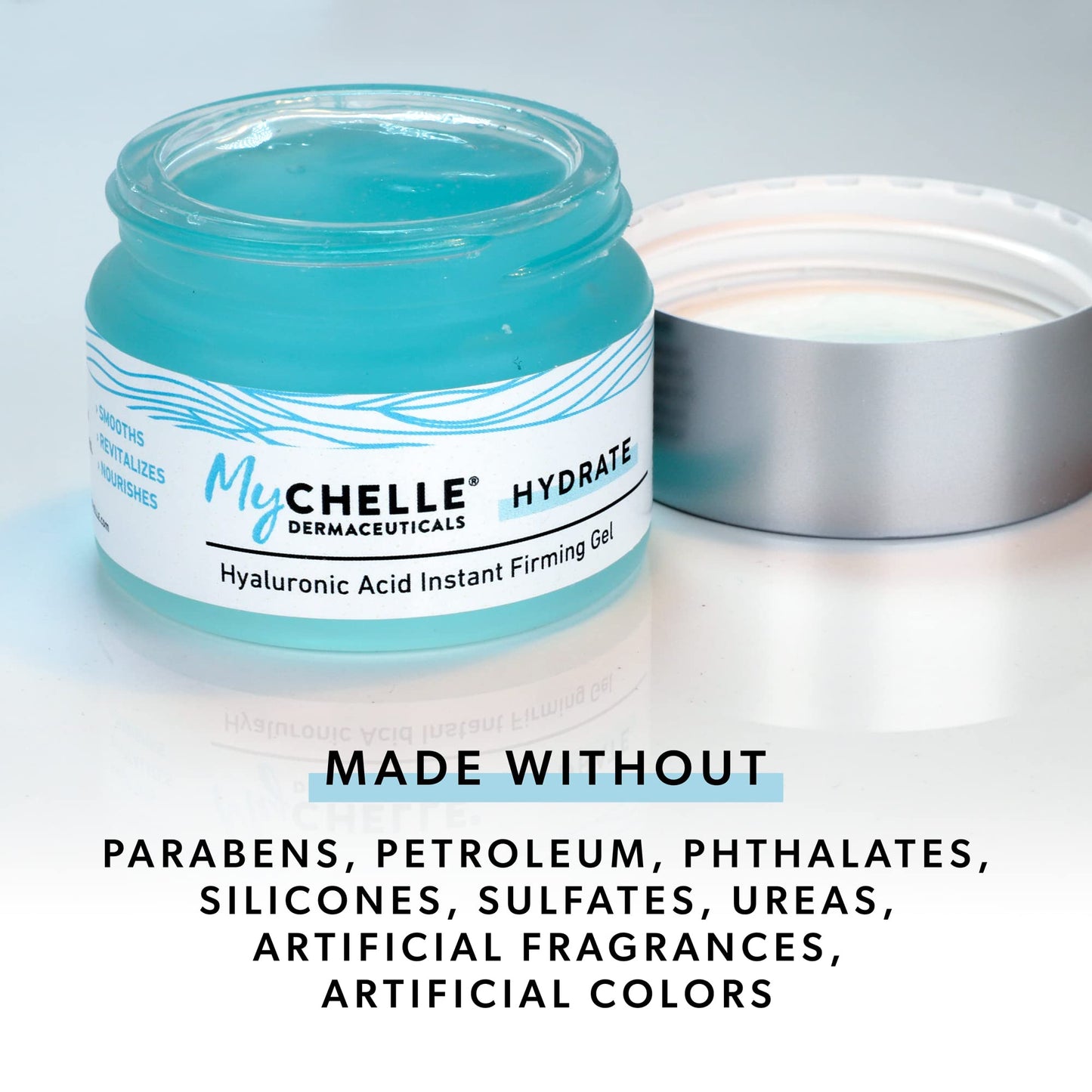 MyChelle Dermaceuticals Instant Firming Gel, Concentrated 2% Spa Grade Hyaluronic Acid