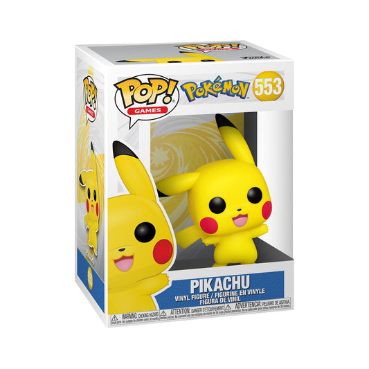 Funko Pop! Pokémon Pikachu (Waving) – Official Collectible Vinyl Figure, Gift for Kids, Adults & Video Game Fans, Model for Display & Collection