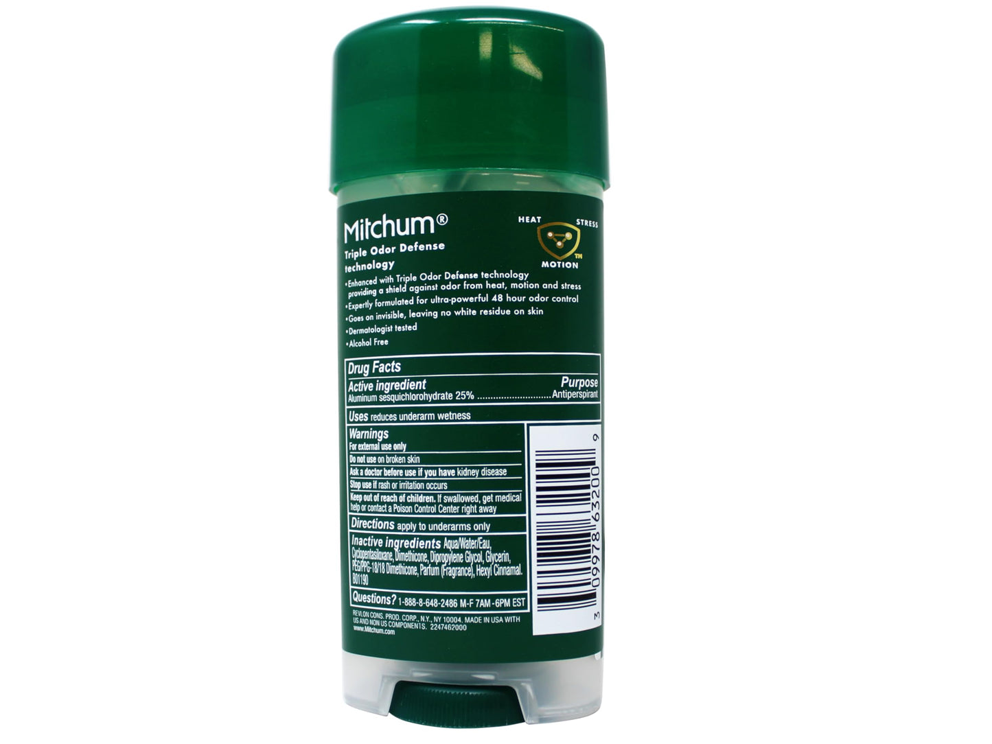 Mitchum Advanced Control Unscented Gel, Anti-Perspirant & Deodarant 3.4 oz (Pack of 3) Beauty and Personal Care Mitchum