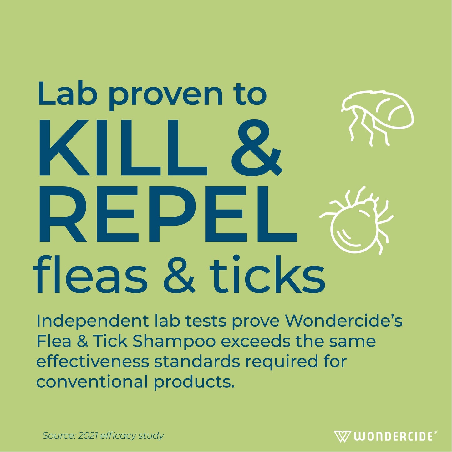 Wondercide Flea & Tick Shampoo for Dogs & Cats - Natural Essential Oils, Plant-Powered Flea Killer, 12 Fl Oz, Pets 4+ Months