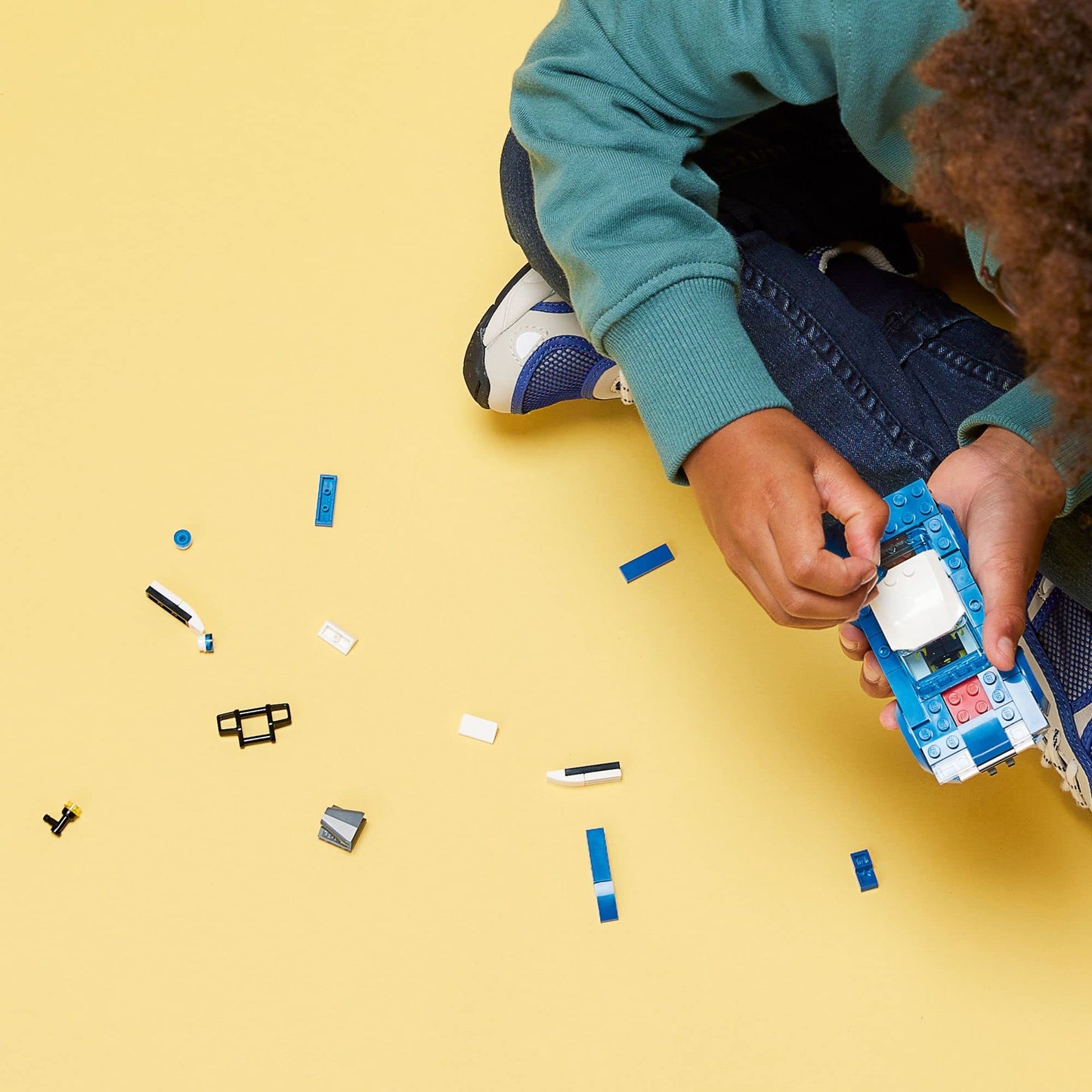 LEGO City Police Car Toy 60312, Building Set with Officer Minifigure, Adventures Car Chase Playset, Fun Gift for Kids Ages 5+