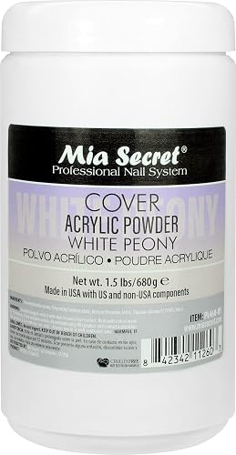 Cover White Peony Acrylic Powder Mia Secret (1.5 lbs) Beauty & Personal Care Mia Secret