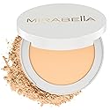 MIRABELLA - Invincible for All Pure Press Foundation, HD-Finish Pressed Powder, Buildable Mineral Pressed Powder Compact with Jojoba & Triglyceride