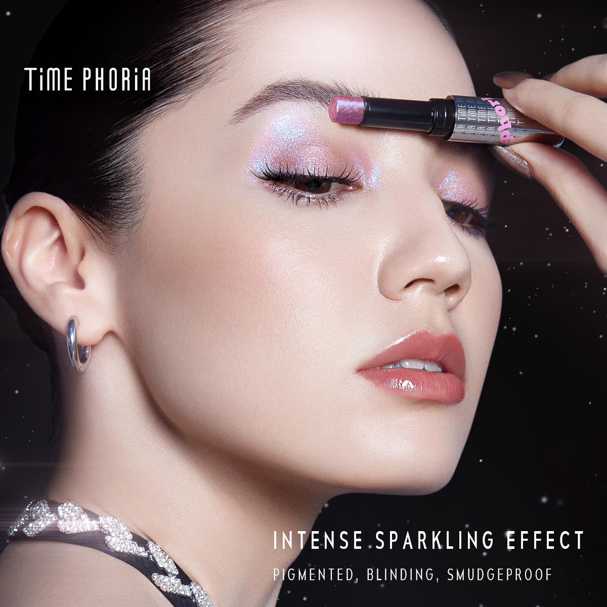 TIMEPHORIA Illumina Jelly Gel Eyeshadow Stick 010 Amethyst - Cool Lavender Shimmer Sparkle Finish, Cream Texture With Cooling Feel, Long-Lasting Beauty and Personal Care TIMEPHORIA