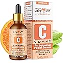 True Skin Vitamin C Serum for Face with Hyaluronic Acid, Vitamin E, Aloe Vera and Jojoba Oil, Hydrating & Brightening Serum for Anti Aging, Dark