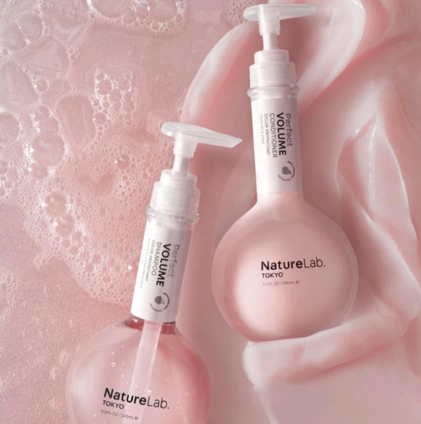 NatureLab.TOKYO Perfect Volume Shampoo & Conditioner Duo - Weightless Frizz Control for Smoother, Healthier Hair and Scalp I 11.5 FL OZ Each | $38