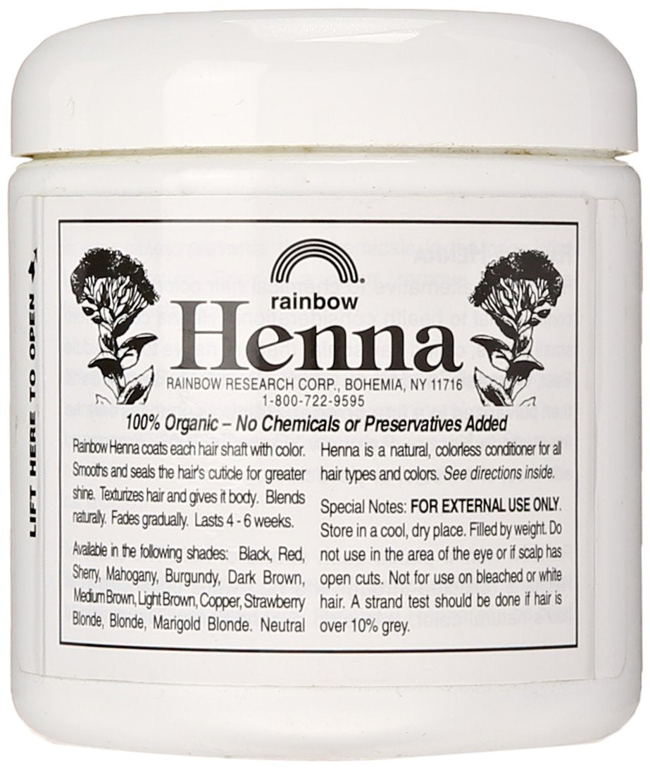 Rainbow Research Henna Hair Color and Conditioner, Persian Marigold Blonde/Golden Blonde, 4 Ounce