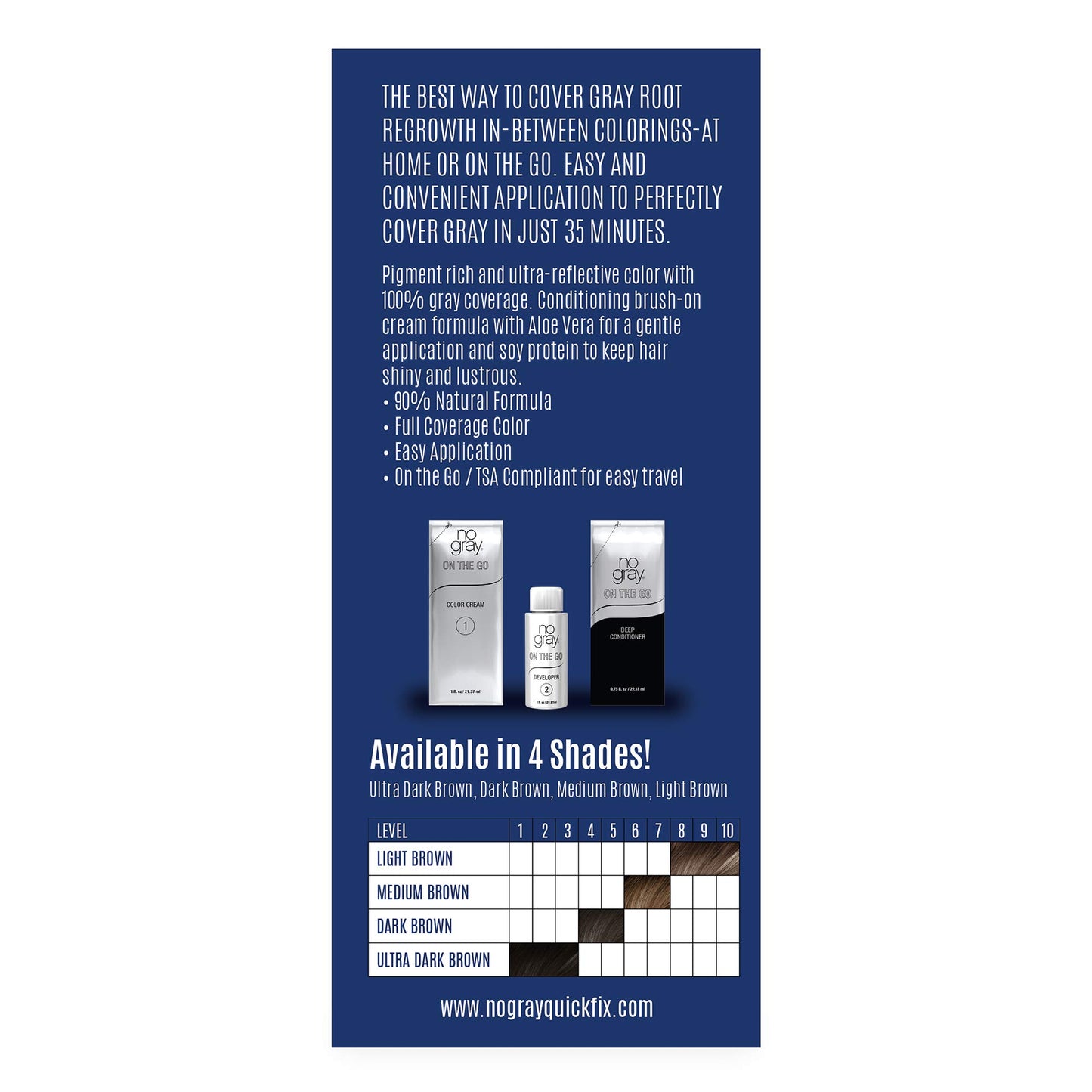 No Gray Permanent Root Touch up in Dark Brown (PPD and Ammonia Free)
