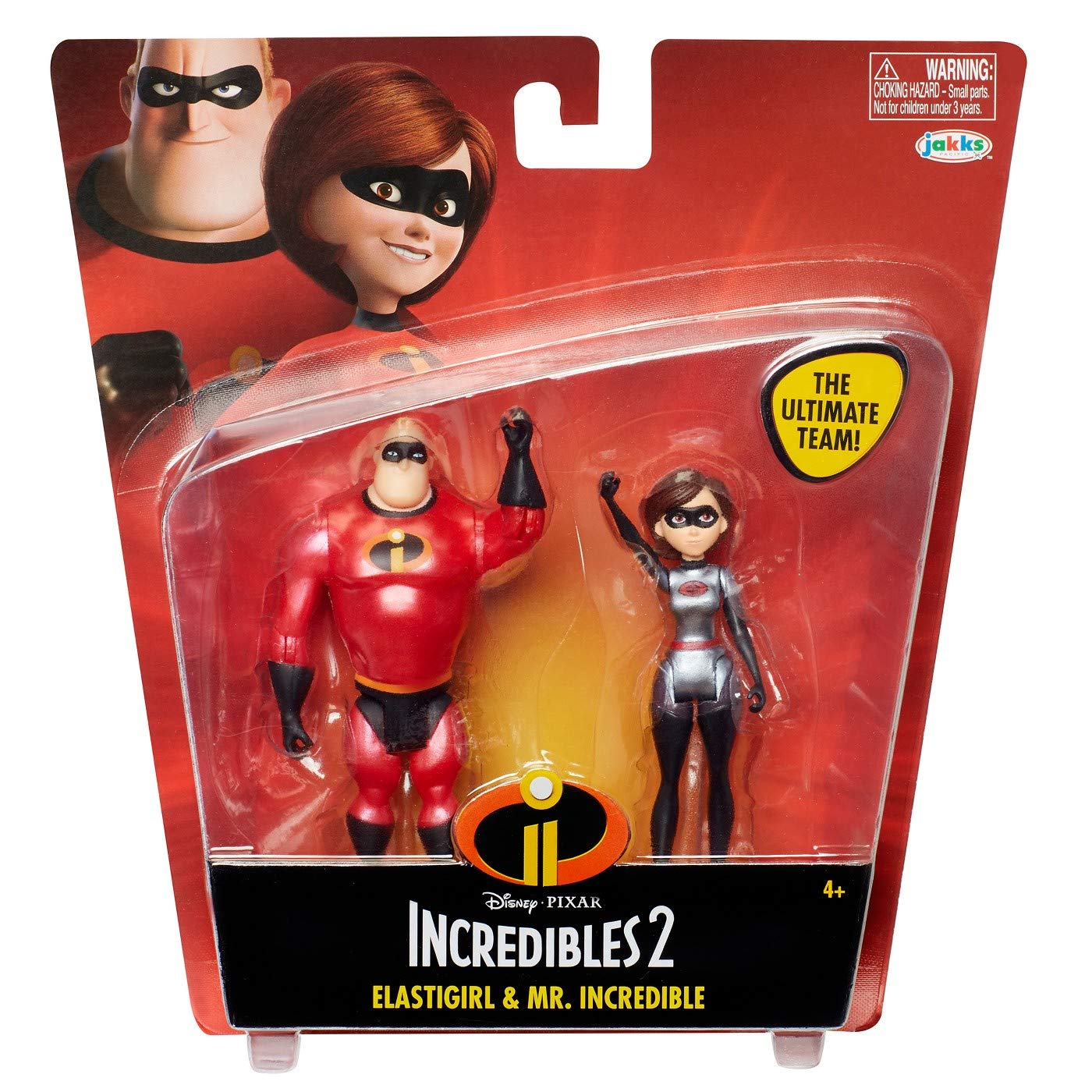 Disney Incredibles 2 Elastigirl & Mr. Incredible 4 Scale Action Figure 2pk Exclusive