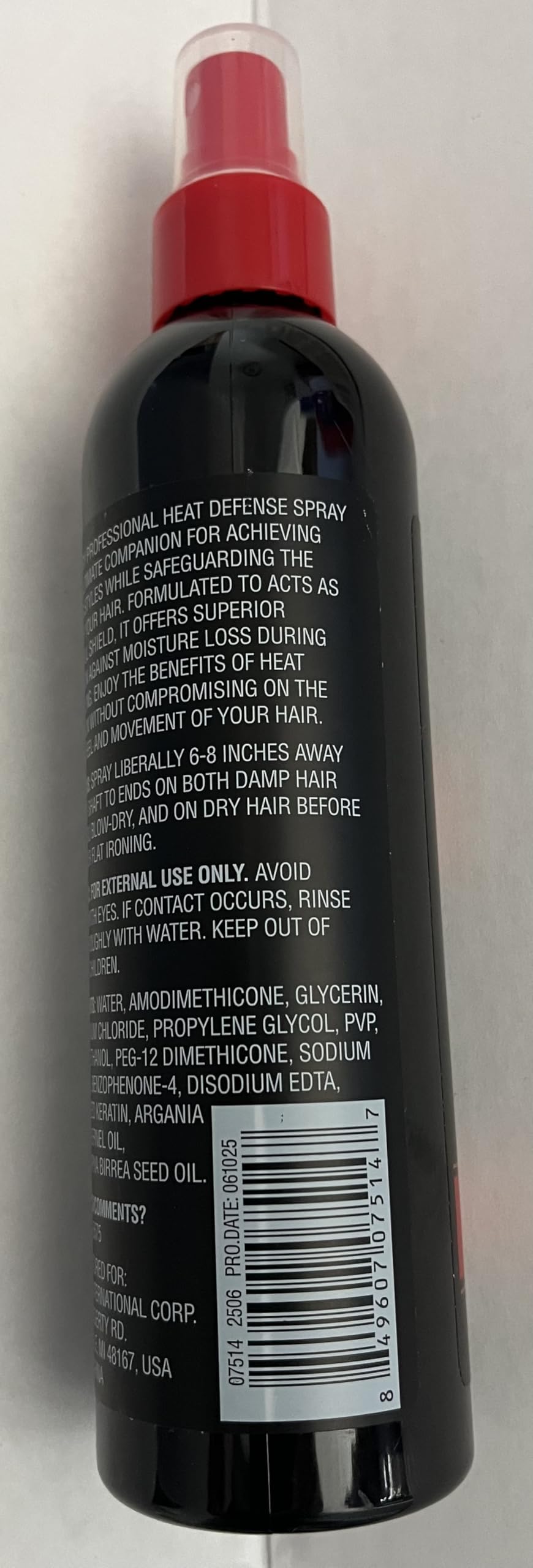 Spa Luxury Professional Heat Defense Spray for All Hair Types, Protects from Moisture Loss During Heat Styling, 8 fl oz Beauty & Personal Care Spa Luxury