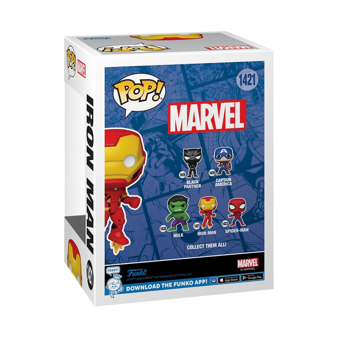 Funko Pop Marvel - Iron Man - Marvel Comics - Collectable Vinyl Figure - Gift Idea - Official Merchandise - Toys for Kids & Adults - Superheroes Fans…