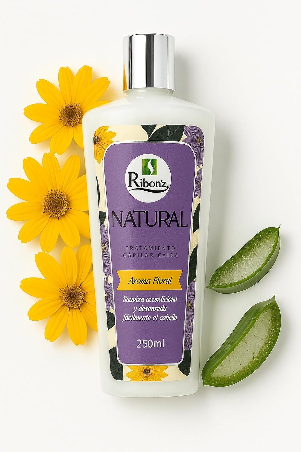 Ribon's Kit - Shampoo, Conditioner, Capilar Tonic, Repair Mask - Growth & Anti-Hair Loss Treatment - 4 Piece Kit - 250ml/130ml/300g