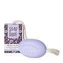 Pre de Provence Soap on a Rope Shea Butter Enriched French Bar Soap, 200g, Lavender
