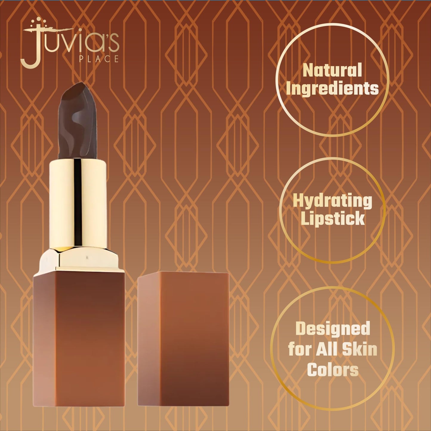 Juvia's Place Nubian Earth Matte Lipstick Sheeba - Hydrating Long-lasting Lipstick, Richly Pigmented Lip Makeup, Creamy with Matte Finish Beauty & Lip