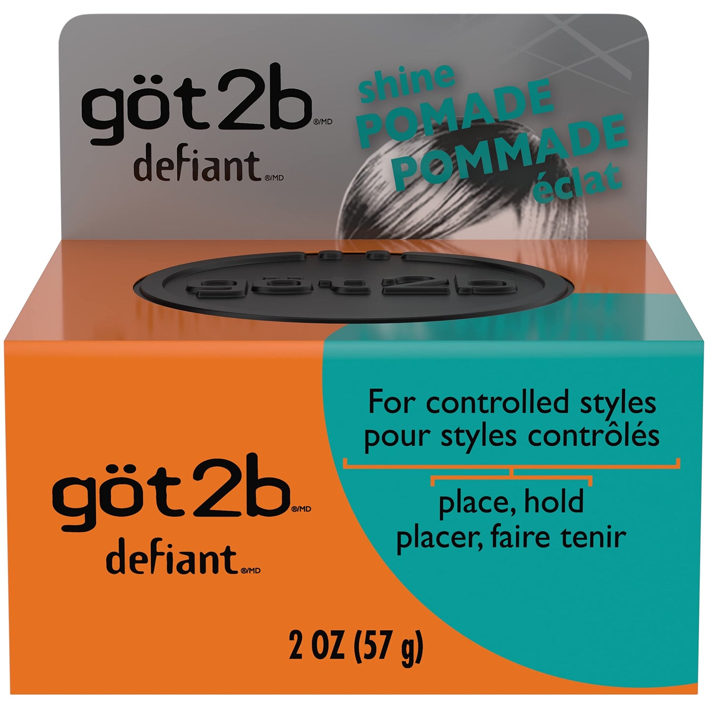 Göt2b Stackable Defiant Shine Pomade 2 Oz (3 Pack)