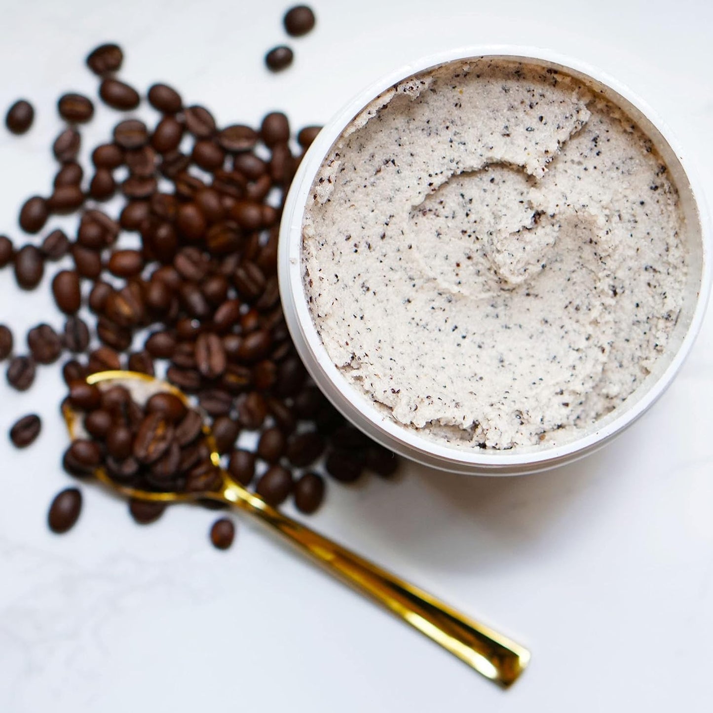 LALICIOUS Sugar Coffee, Sugar Scrub for Body, Exfoliating Body Scrubs for Women Moisturizing Body Exfoliator with Coconut Oil & Honey for Radiant