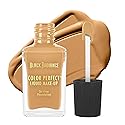 Black Radiance Color Perfect Liquid Full Coverage Foundation Makeup, Butter Scotch, 1 Fl Oz