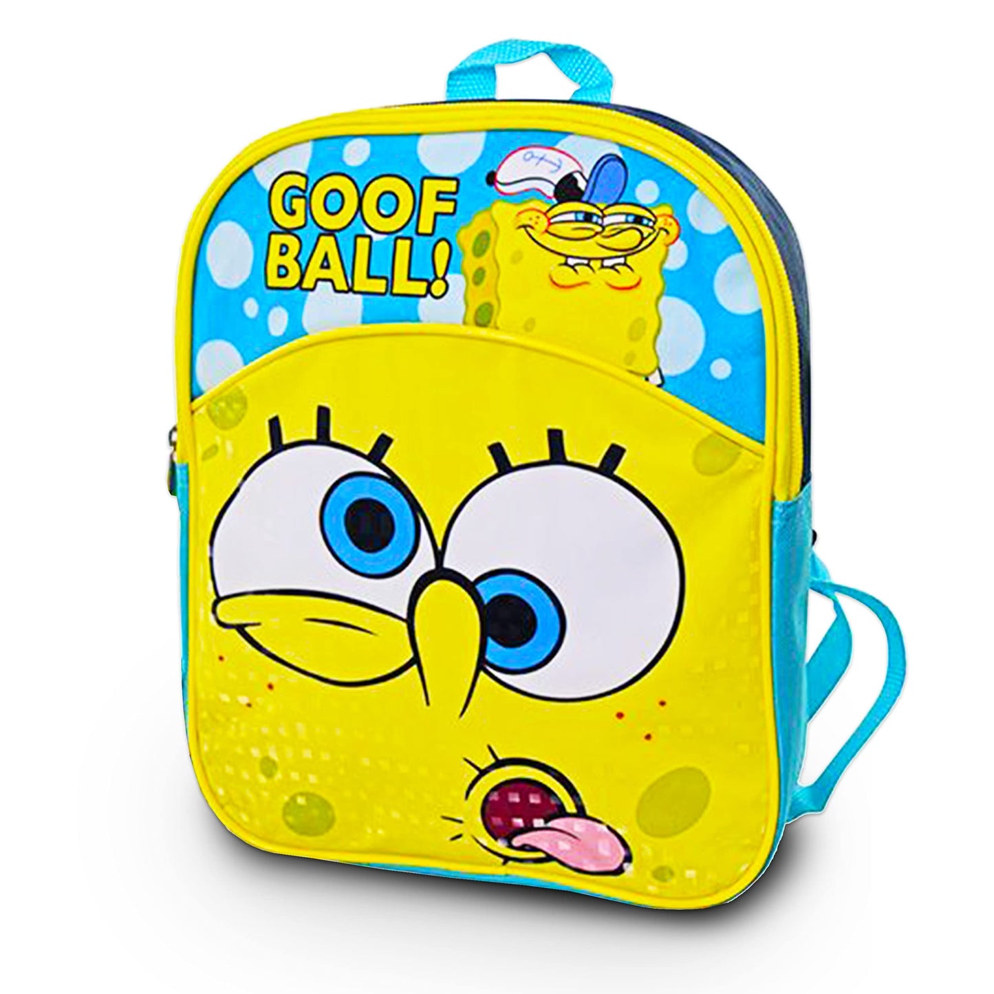 SPONGEBOB SQUAREPANTS Mini Backpack and Water Bottle Set - 11" Spongebob Backpack with Water Bottle, and More (Spongebob School Supplies Bundle)