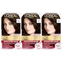 L’Oreal ParisExcellence Triple Protection Color Creme, Dark Brown/Natural 4 (Pack of 3)