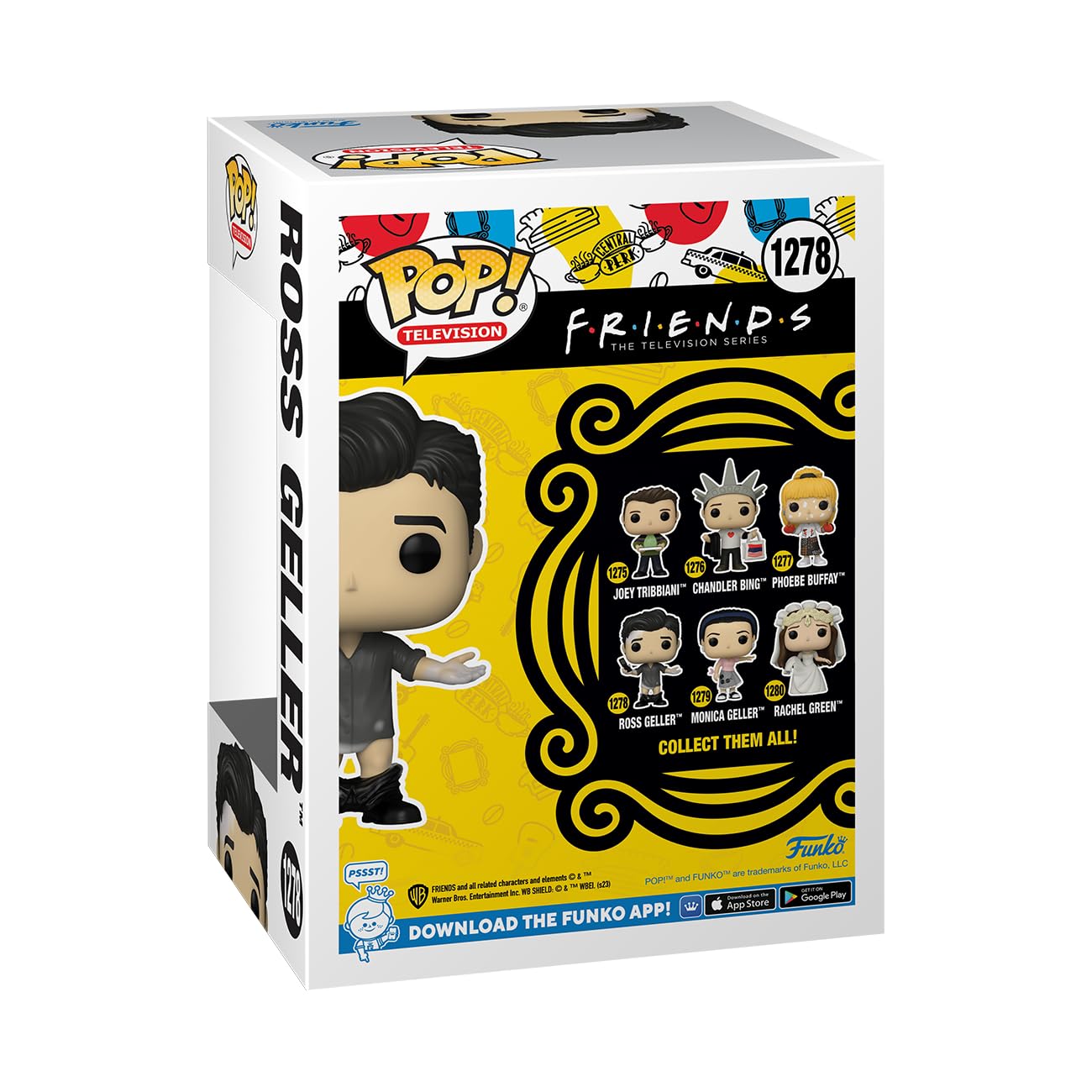 Funko POP! TV: Friends - Ross Geller with Leather Pants - Collectable Vinyl Figure - Gift Idea - Official Merchandise - for Kids & Adults - TV Fans…