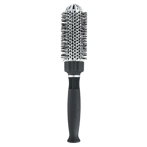KareCo Ionic Thermal Round Brush - 2.0” Ceramic Barrel, Small Size for Blowouts, Volume & Curling, Reduces Frizz & Static, Ideal for Short to Medium