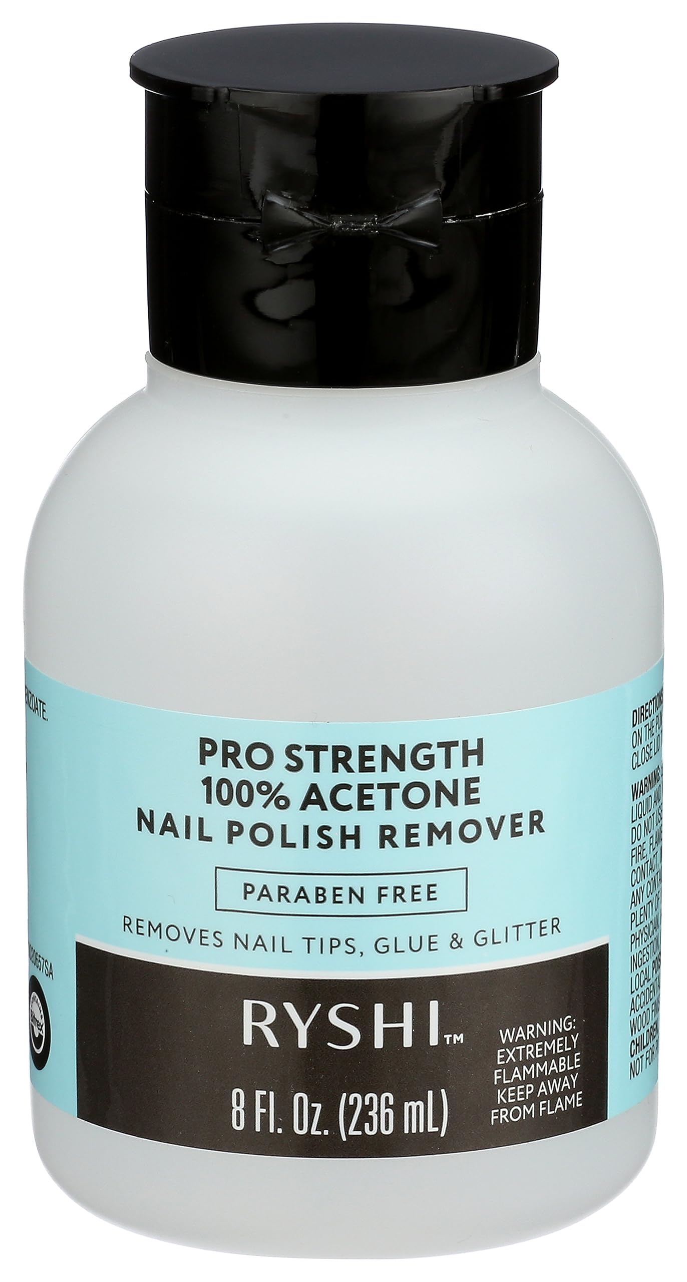 Ryshi Acetone 100% Pump Nail Polish Remover - 8 fl oz Beauty & Personal Care Ryshi