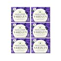 Yardley London English Lavender Nourishing Bath Bar Soap, Calming and Soothing with Essential Oils, 6 Boxes (2 Bars Each, 4 oz Per Bar)