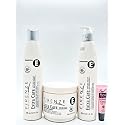 Firenze Professional Extra Care Shampoo & Conditioner 300ml/10.1 fl oz and Mask Treatment with Aloe extract & Milk protein 4000ml/13.5 fl oz- Free
