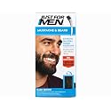 Just For Men Mustache & Beard Brush-In Color Gel M-45 Dark Brown 1 Kit
