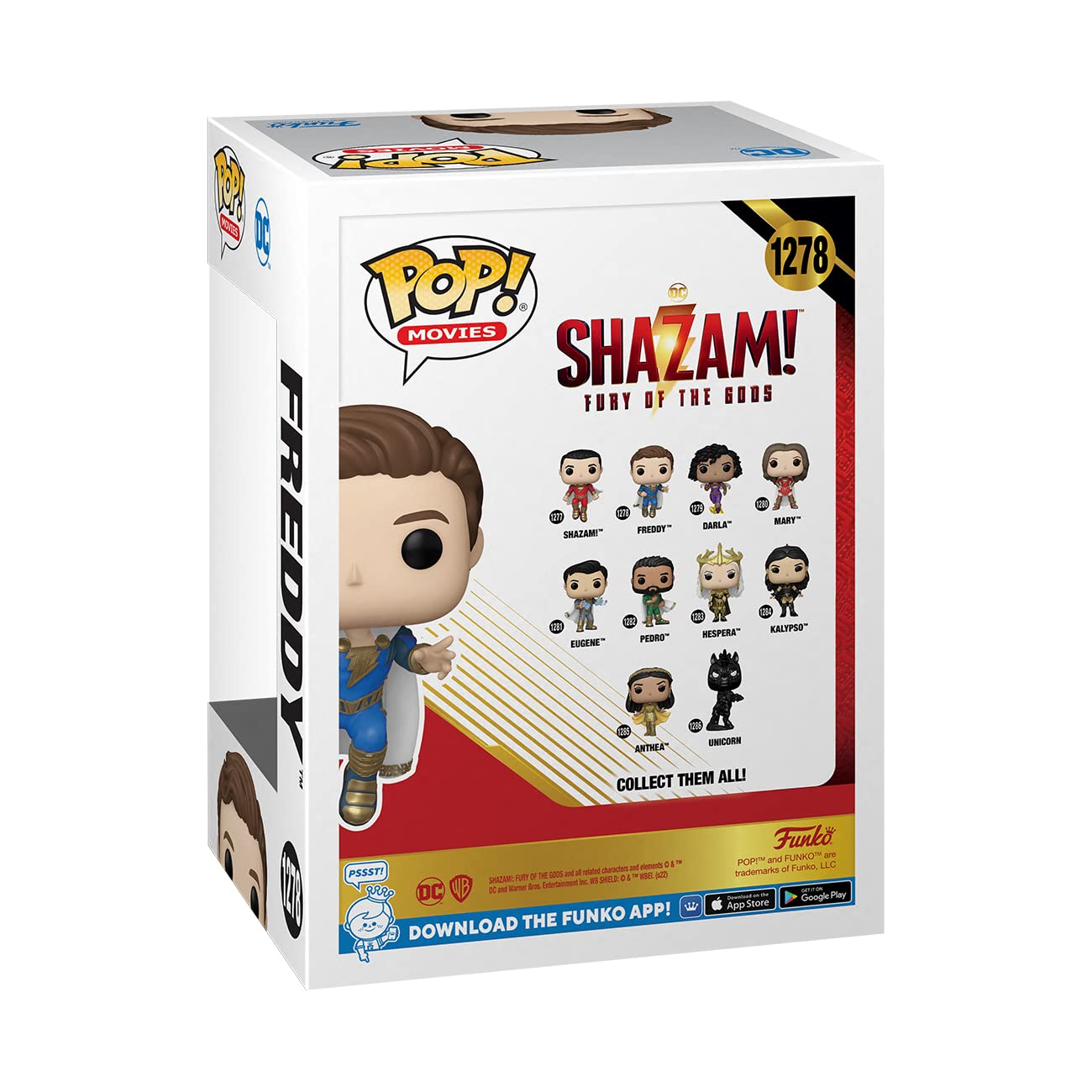 Funko POP! Movies: Shazam 2 - Freddy - Collectable Vinyl Figure - Gift Idea - Official Merchandise - for Kids & Adults - Movies Fans - Model Figure…