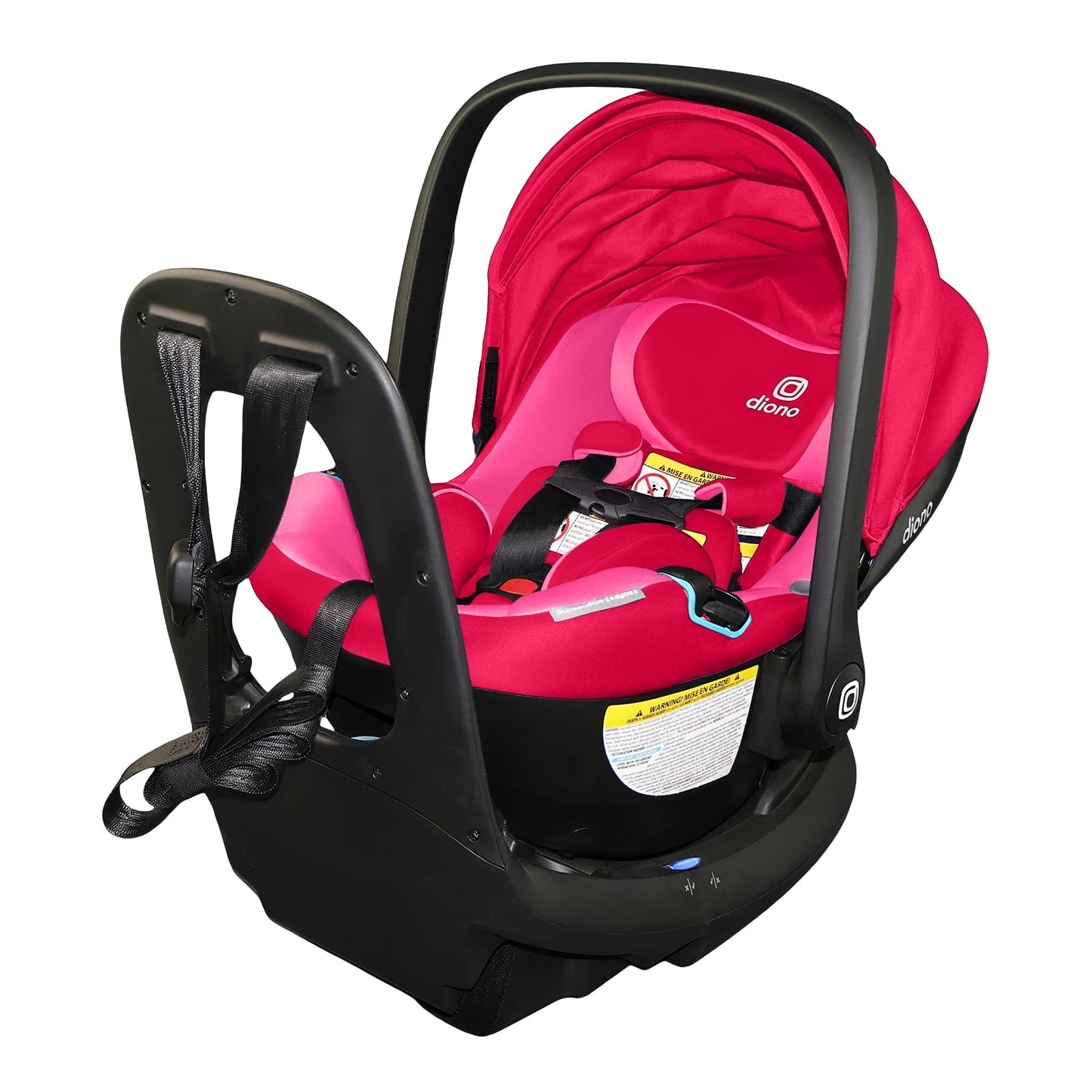 Diono LiteClik30 RXT SafePlus Infant Car Seat and Base, Rear-Facing for Infants 4-30lbs, SafePlus Engineering, with Infant Insert, UPF 50+ Sunshade…