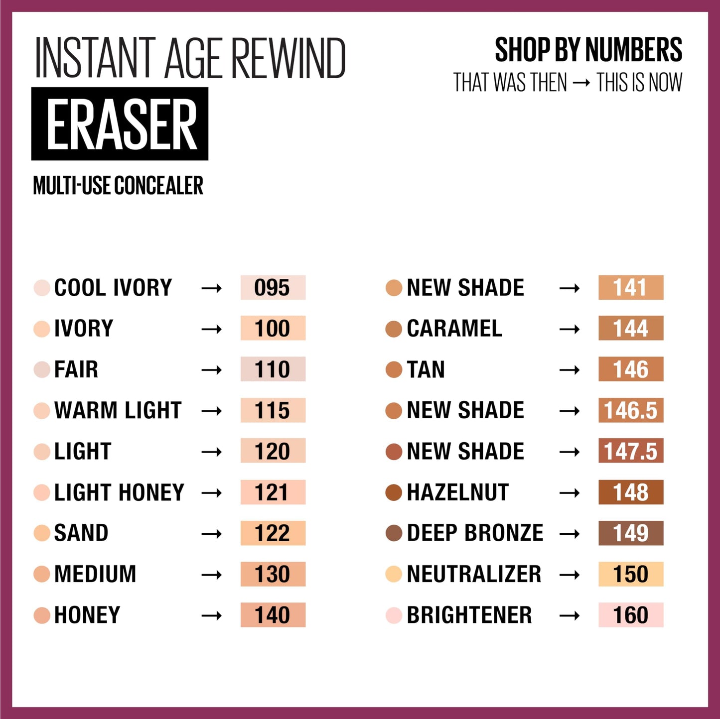 Maybelline Instant Age Rewind Eraser Dark Circles Treatment Multi-Use Concealer, 110, 1 Count (Packaging May Vary) Beauty and Personal Care MAYBELLINE