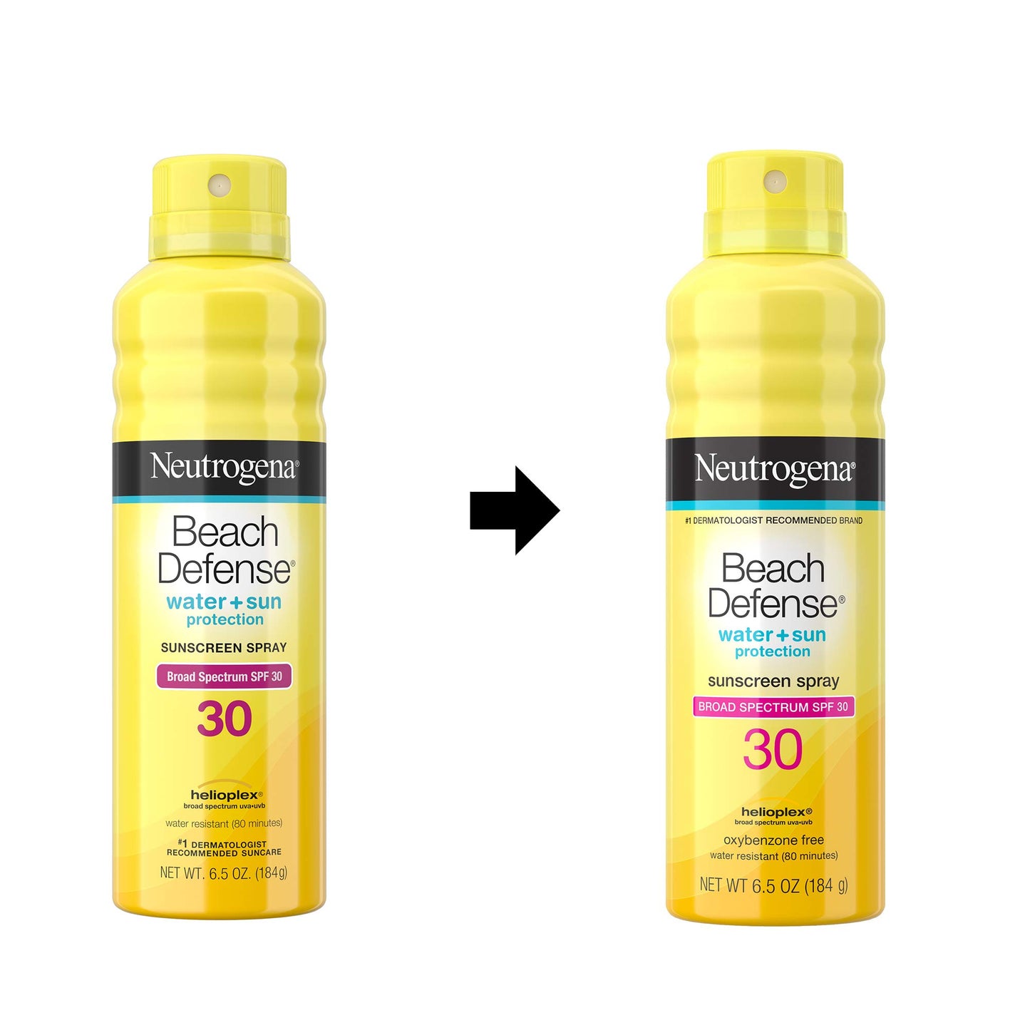 Neutrogena Beach Defense Water-Resistant Sunscreen Body Spray with Broad Spectrum SPF 30, PABA-Free, Oxybenzone-Free; Fast-Drying, Superior Sun