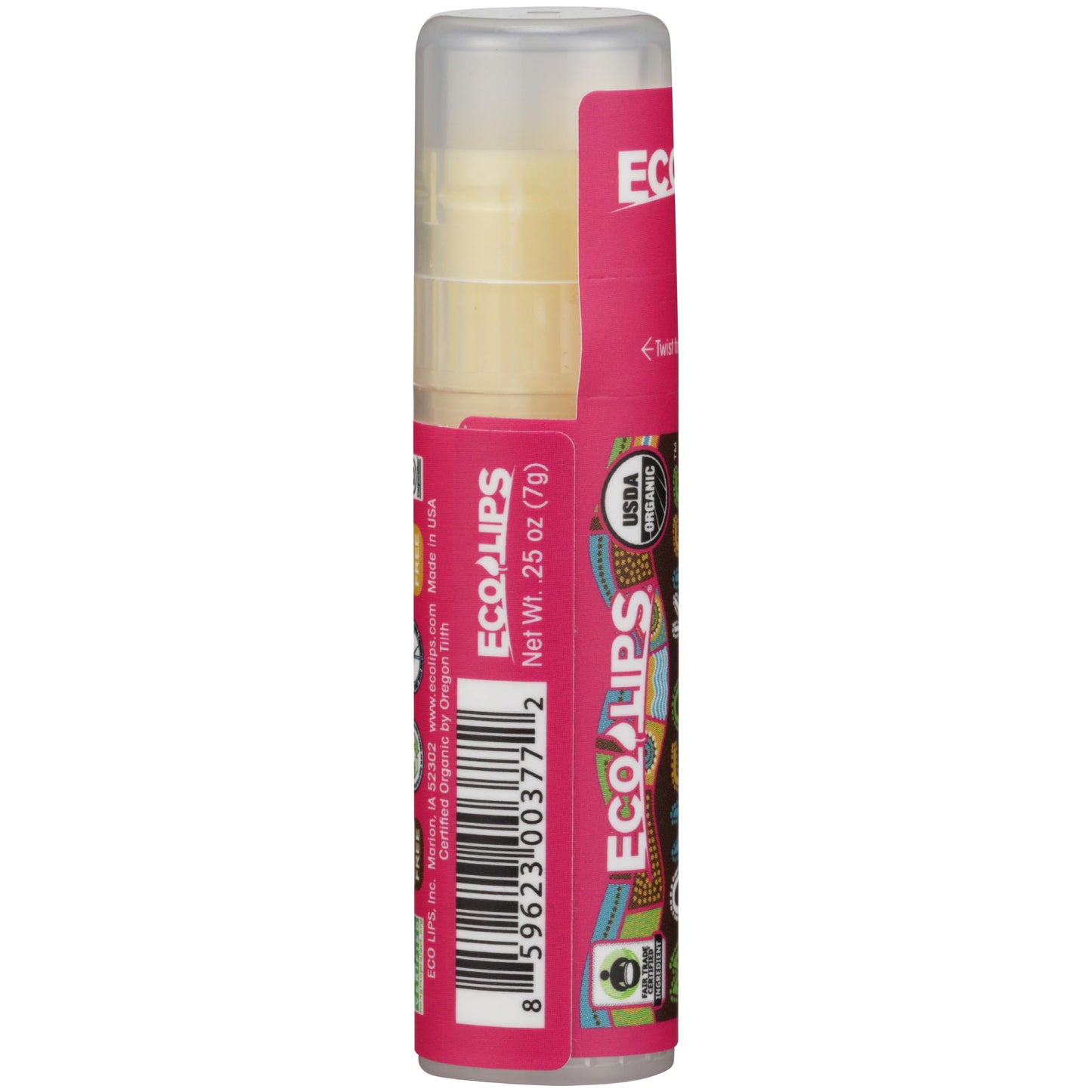 Eco Lips, Lip Balm Mongo Kiss Pomegranate, 0.25 Ounce