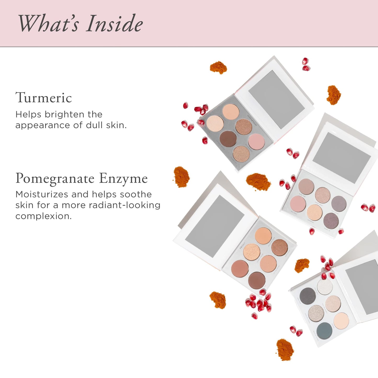 PÜR MINERALS On Point Eyeshadow Palette, Matte, Shimmer & Metallic Shades, Skincare-Infused Formula, Cruelty Free, Saturday