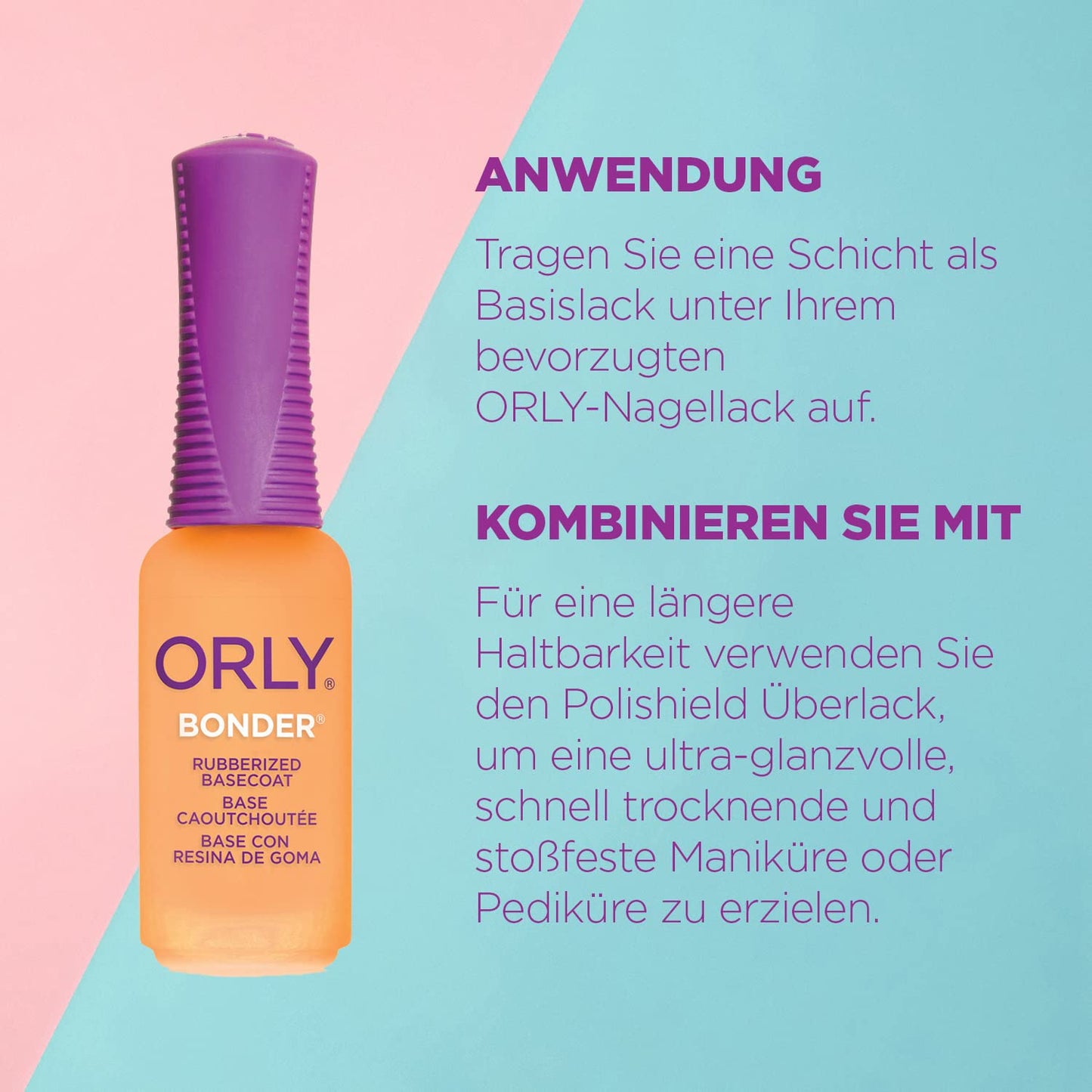 Orly Bonder Rubberized Nail Base Coat, .3 Ounce Beauty & Personal Care Orly