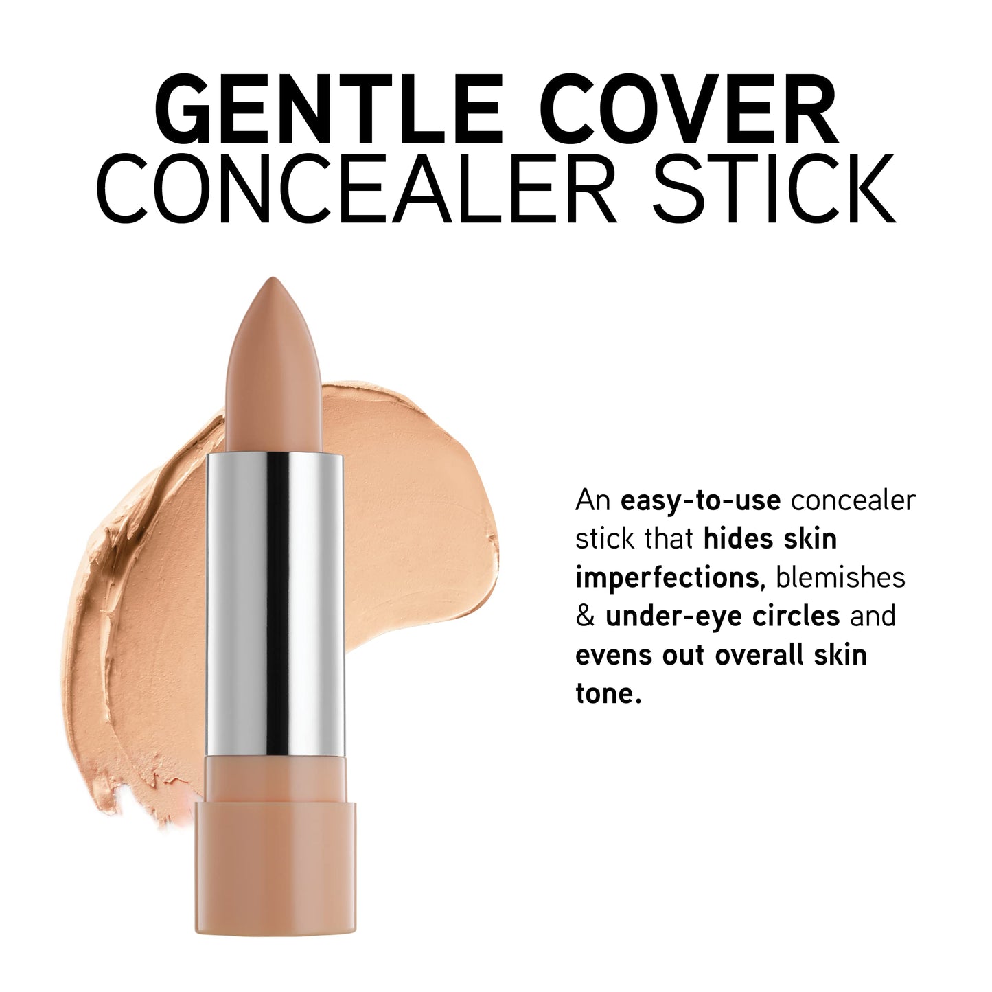 Physicians Formula Gentle Full Coverage Concealer, Light Cover Concealer Stick, Eyes, Face, Dermatologist Tested (Packaging May Vary)